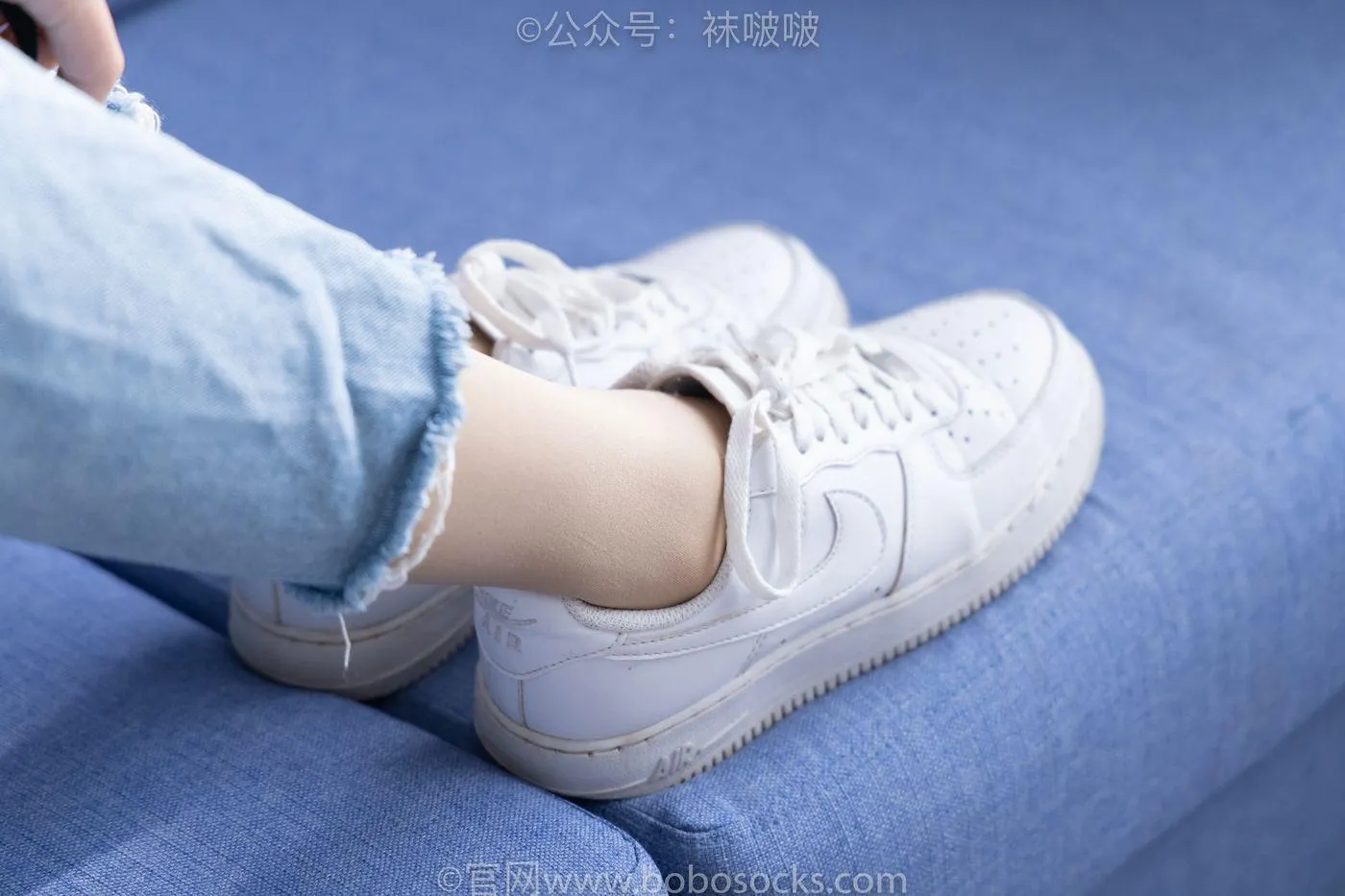 [BoBoSocks袜啵啵]NO.034 瑶瑶-空军一号板鞋、特旧厚肉丝 [131P]插图